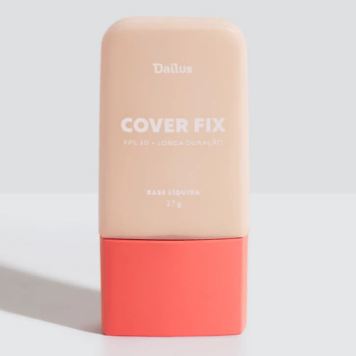 Base Cover Fix Dailus Soft Matte FPS 30 Longa Duração 7 Tons