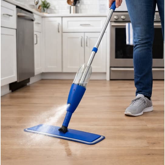 Mop Spray Refil de Microfibra Lavável Com Reservatório Porcelanato Laminado