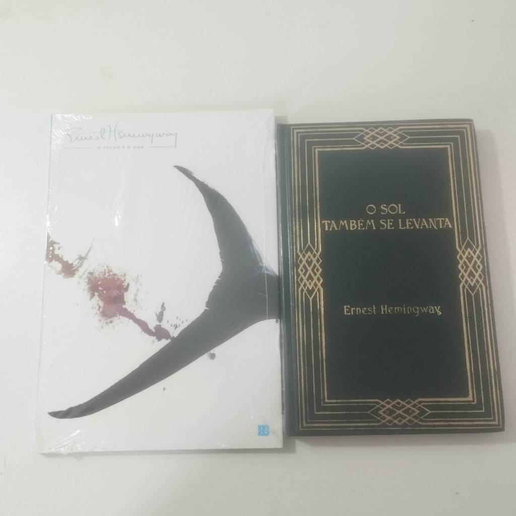 KIT Livros Ernest Hemingway – O Sol Também se Levanta + O Velho e o Mar