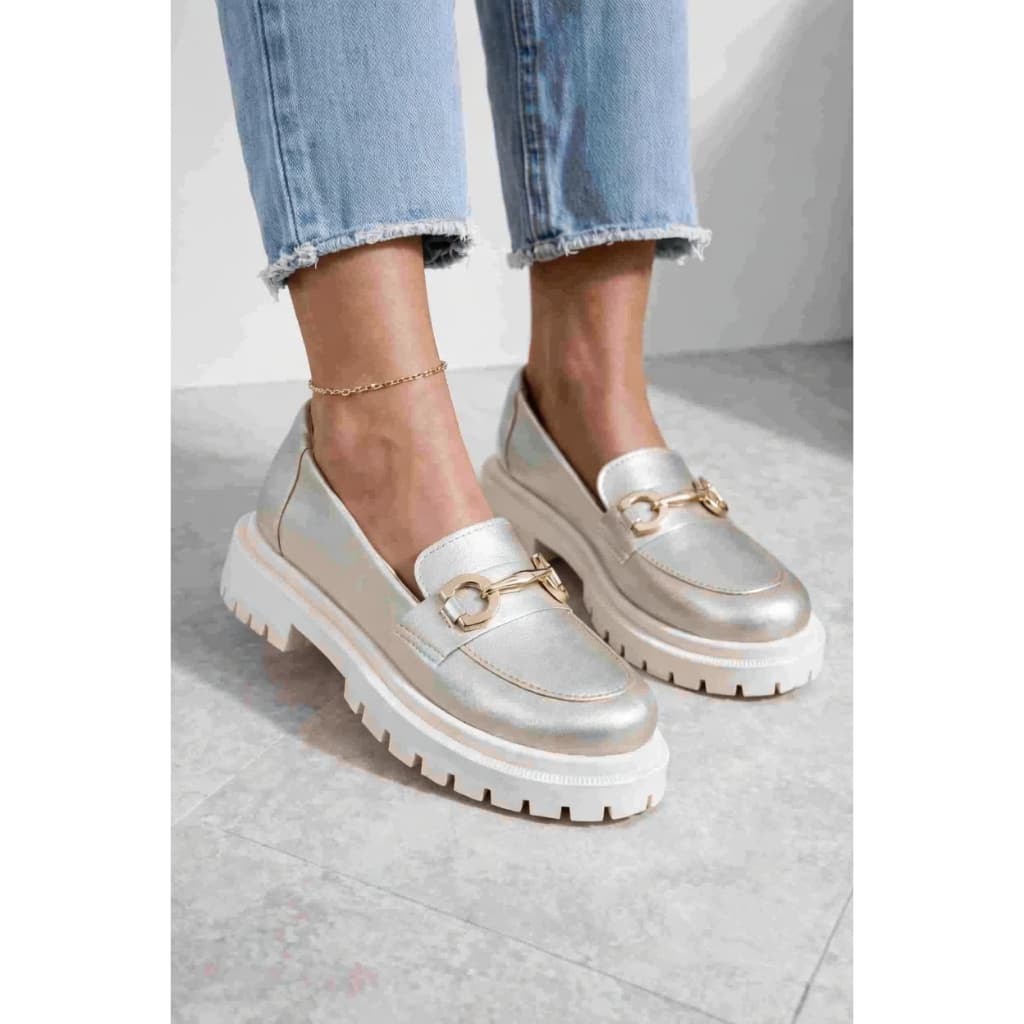 Mocassim Blogueira Feminino Com Solado Estilo Tratorado Leve