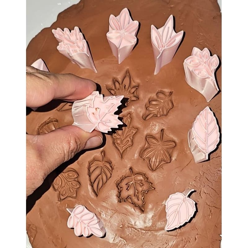 Carimbo Para Massas Argila Cerâmica Biscuit Escultura Modelagem