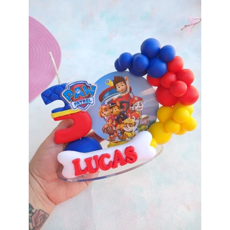 vela biscuit da Patrulha canina
