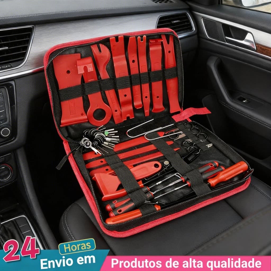 Kit 38 Peças Espátulas Multimidia Auto Falante Ferramenta de desmontagem carro Interior desmontagem