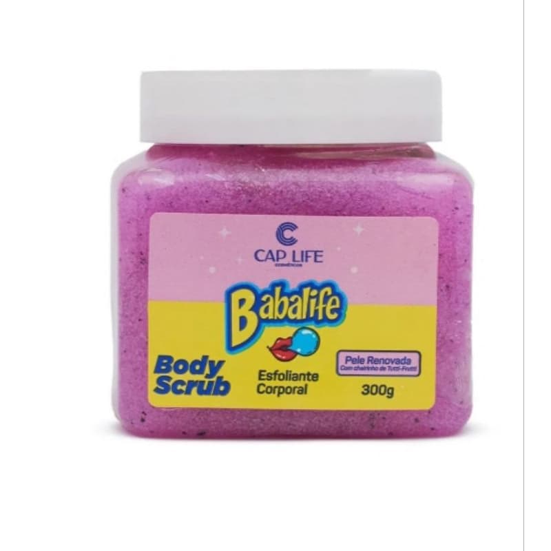 Esfoliante Corporal Babalife Body Scrub 300g Cap Life Pele Renovada