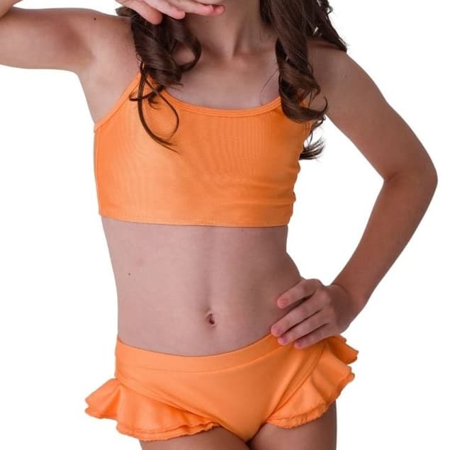 Biquini Infantil Juvenil Menina 4 a 11 anos I Proteção UV50+ I Todo Forrado I Confortável e Seguro para Praia e Piscina