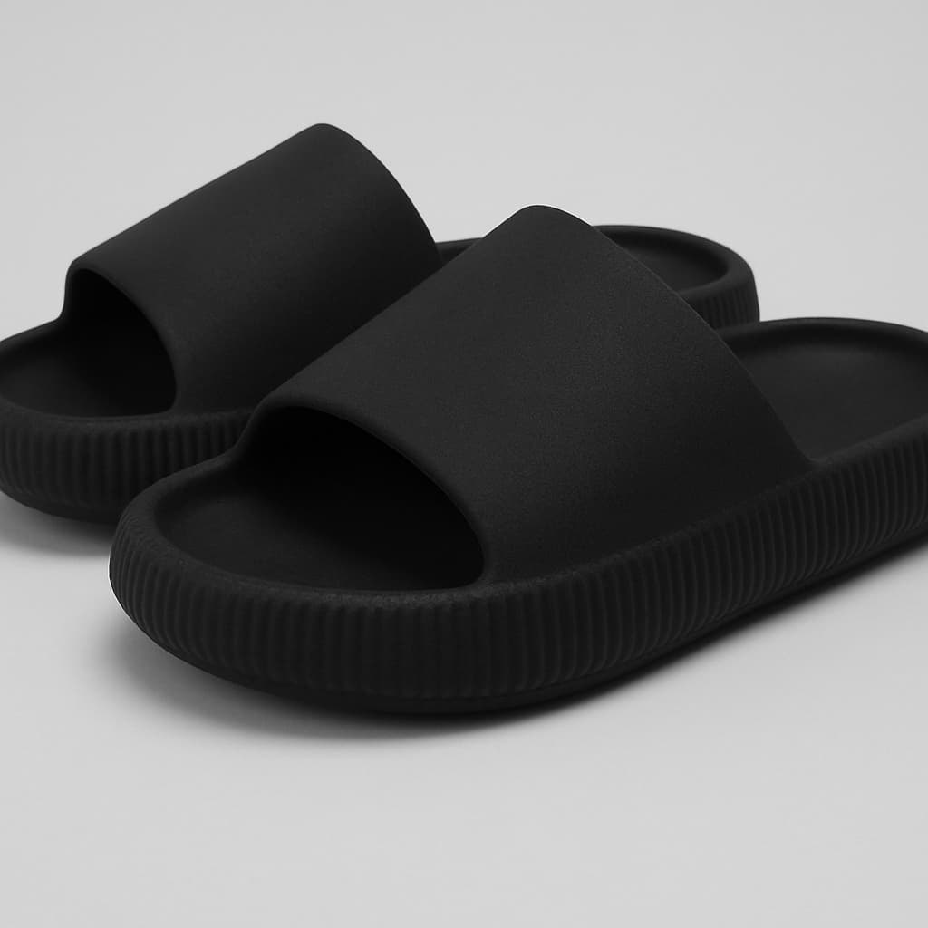Chinelo Slide Nuvem Unissex com Sola Grossa e Antiderrapante EVA