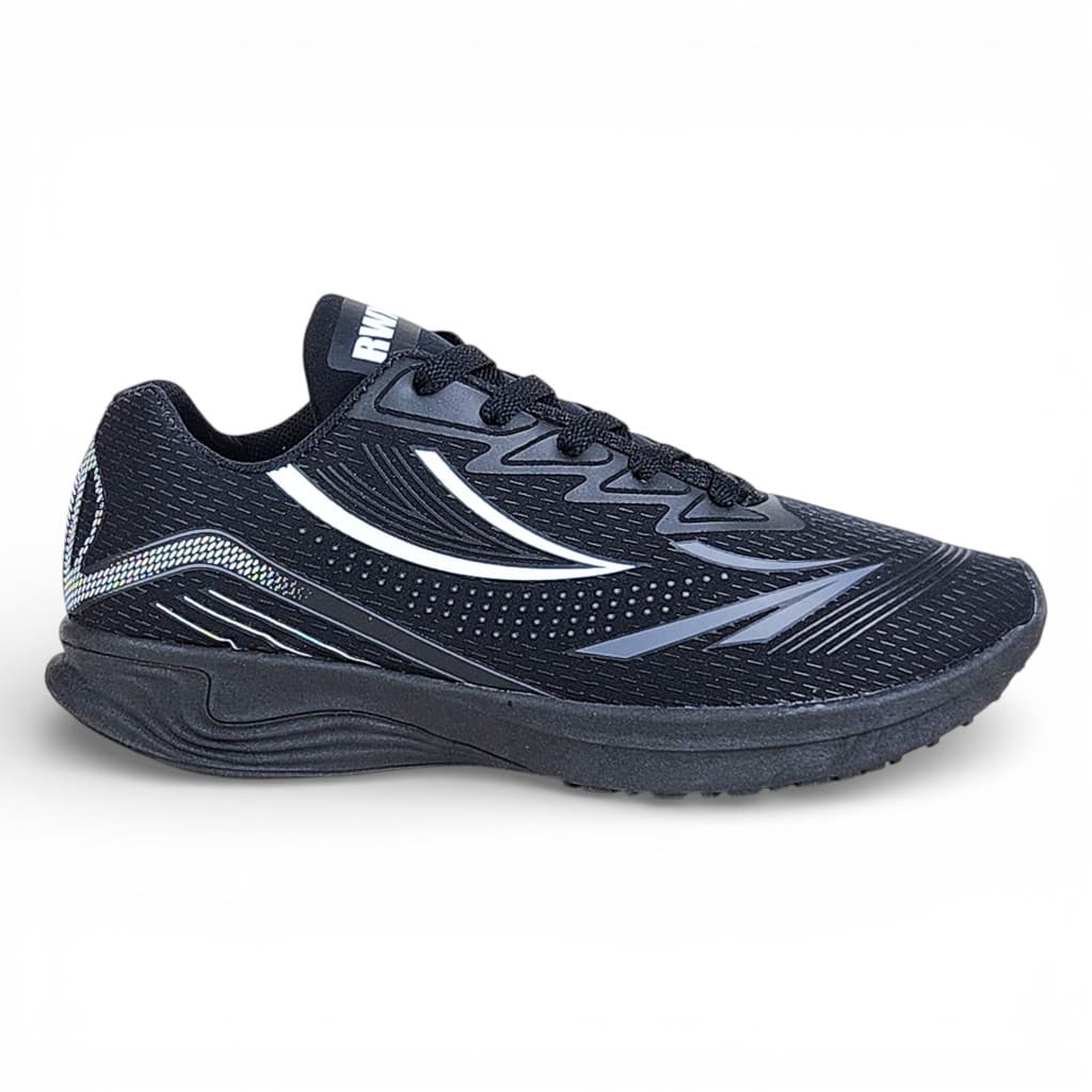 Tênis Masculino/Feminino Preto AMX – Design Moderno e Solado Resistente