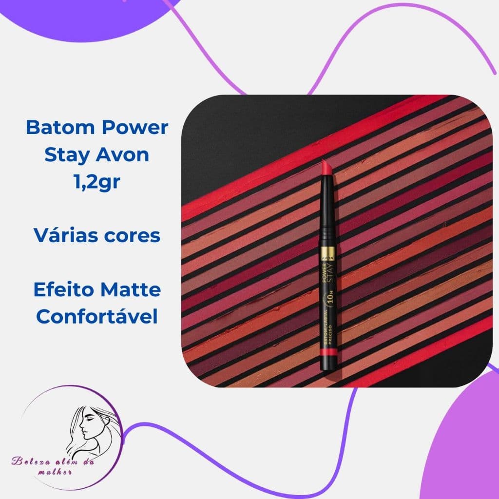 Avon Power Stay Batom Preciso Matte 10h