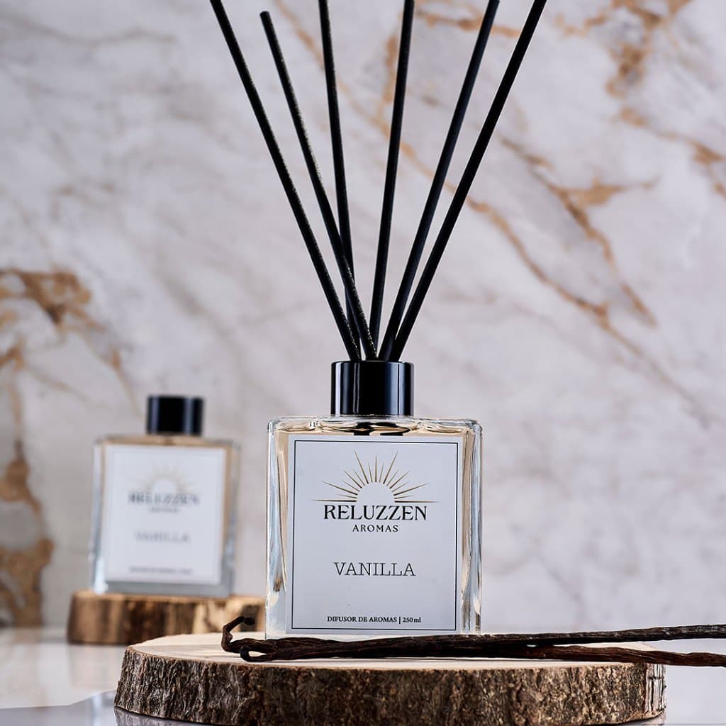 Difusor de Ambiente com Varetas Vanilla 250ml Aromatizador Essência Premium