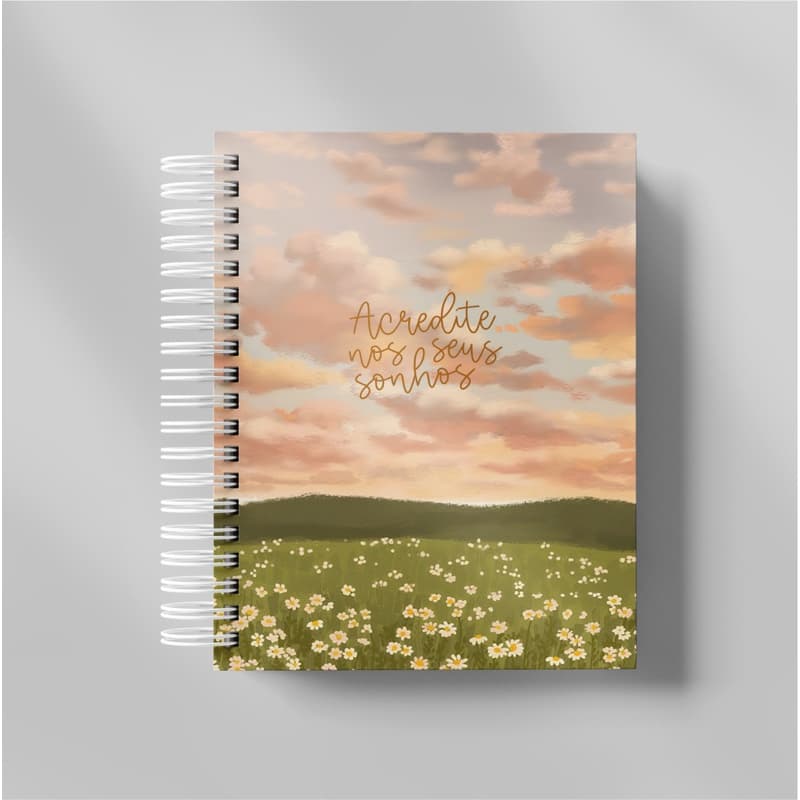 Caderno dos sonhos e realizações
