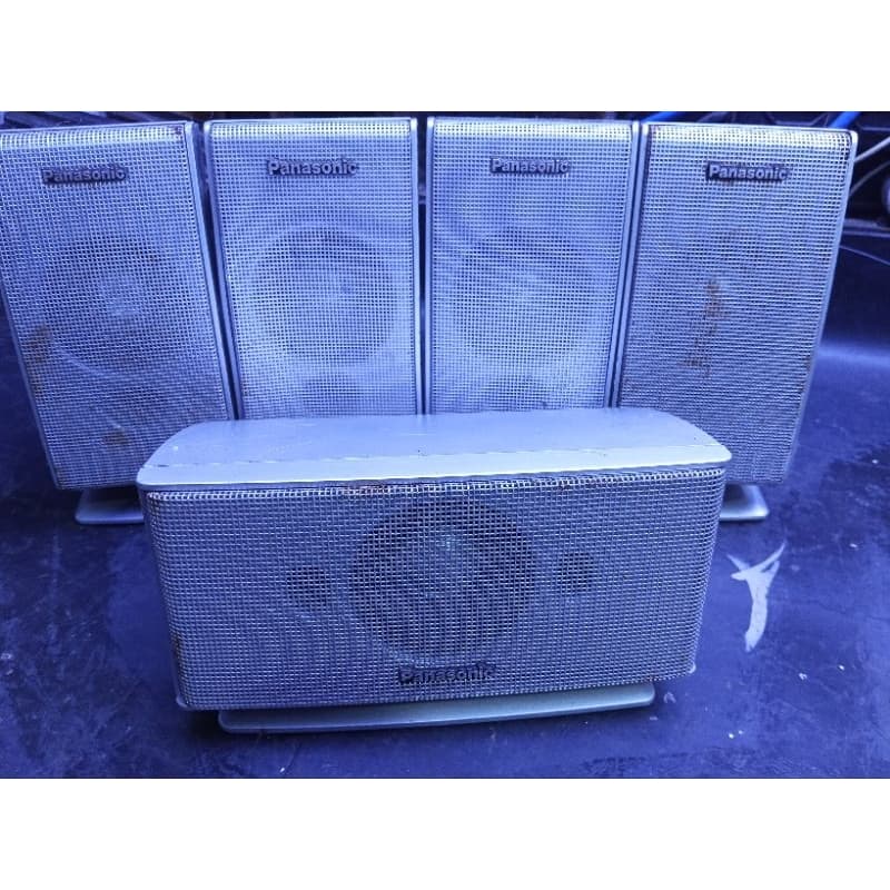 5 caixinhas de som antigo Panasonic 4 ohms sb-fs520 usado
