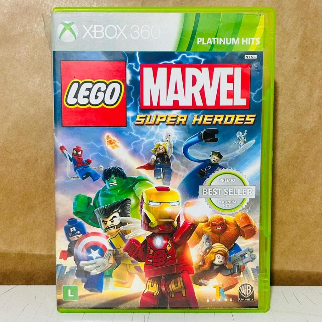 Lego Marvel Super Heroes Mídia Física Seminovo Original Xbox 360