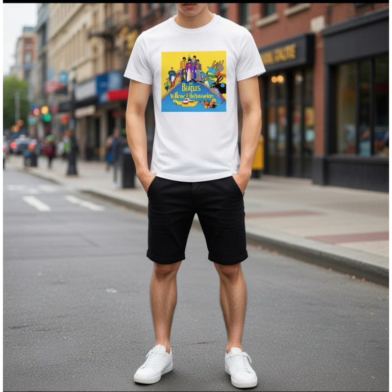 Camiseta Banda de Rock The Beatles Camisa Blusa Regata Moda Roupa Masculina01
