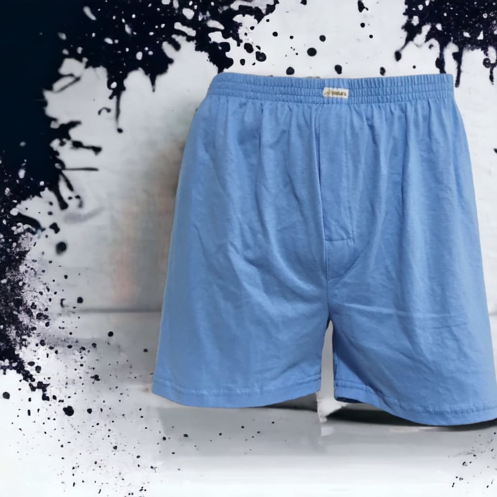 Kit com 3 Cuecas SAMBA CANÇÃO BÁSICO #NEZUNI# 100% ALGODÃO, masculino sortidos, Pijama shorts de dormir, antialérgico ,