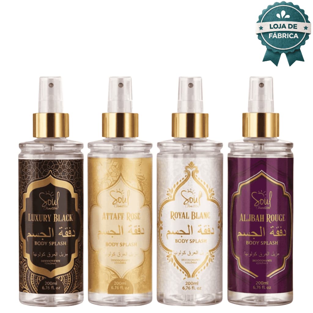 Body Splash 脕rabe Importado Luxury Attaff Rose Royal Blanc Allibah Rouge Perfumes