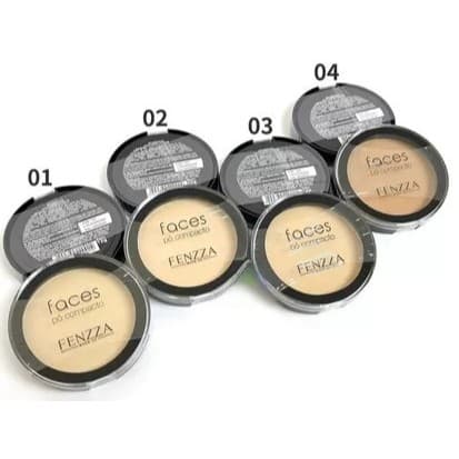 Pó Facial Compacto Faces Fenzza Maquiagem