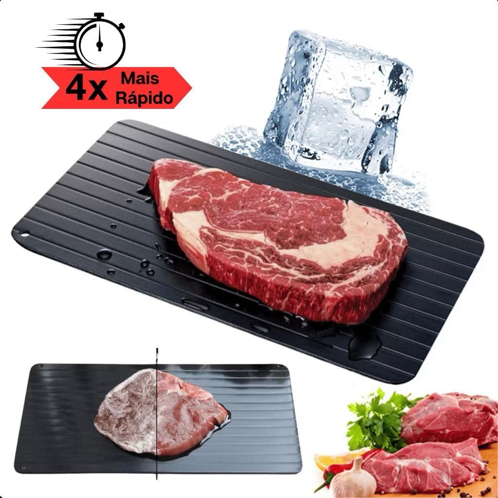 Tábua Descongeladora para Carne e Alimentos Descongelamento Rápido