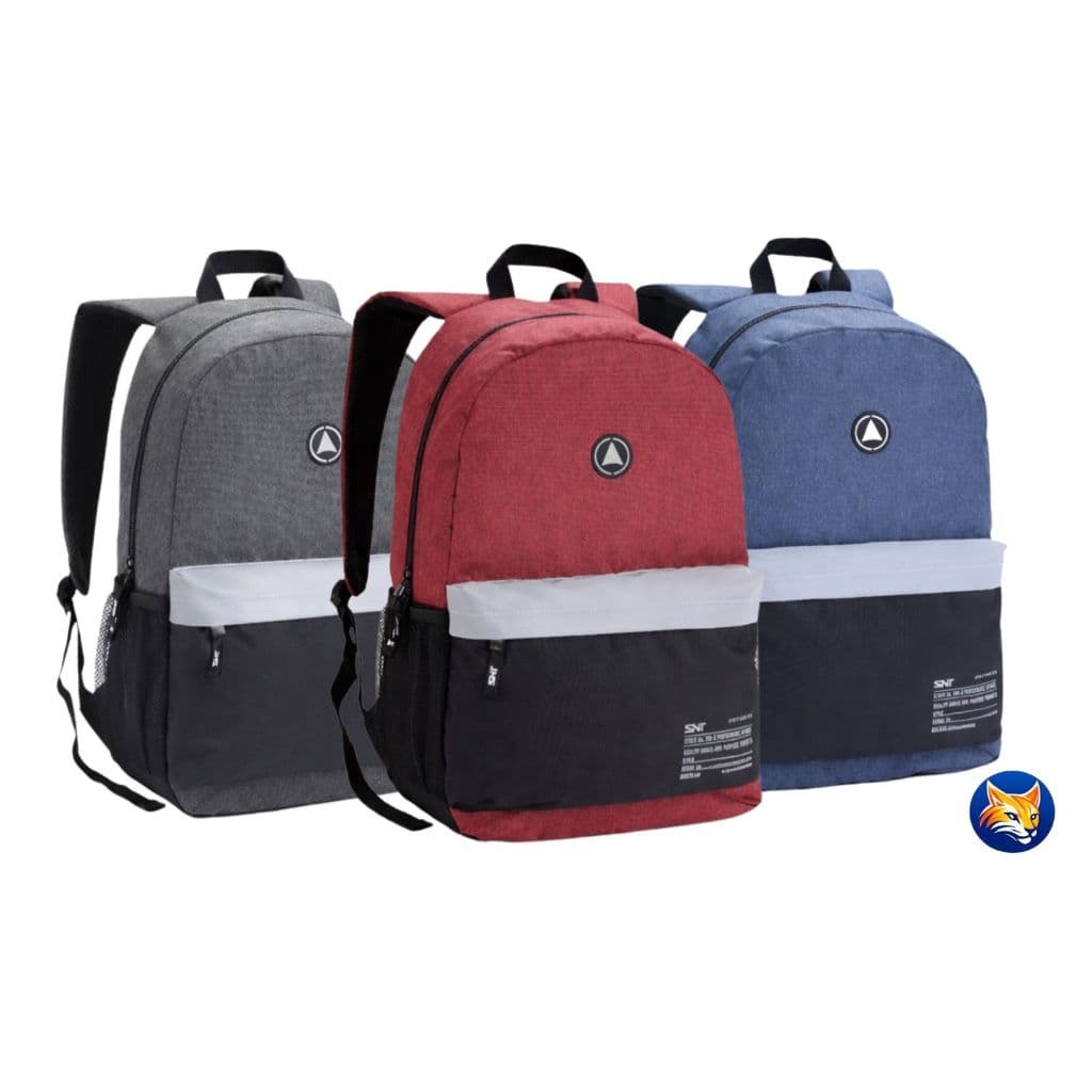 Mochila masculina 18'' Polegadas nas Cores Chumbo Vinho Azul Marinho
