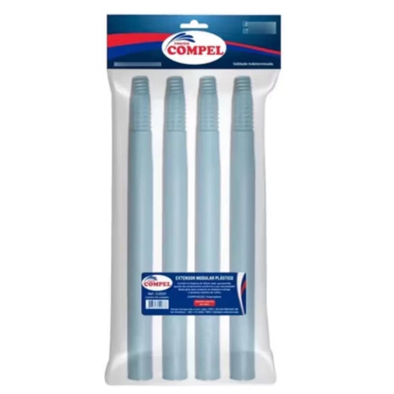 Extensor Modular Compel 1,20m com 4 Módulos de 30cm – Prolongador para Rolo de Pintura Ajustável