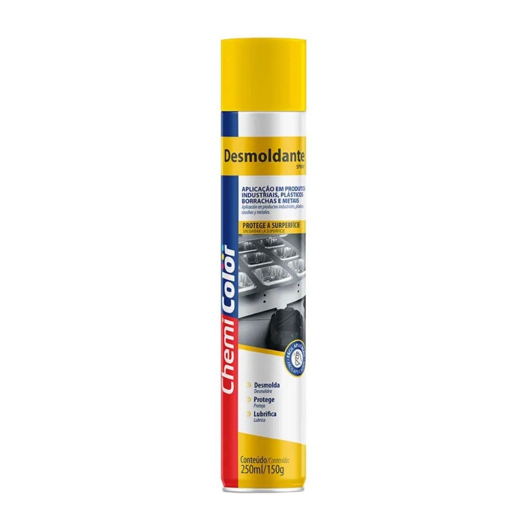 DESMOLDANTE INDUSTRIAL SEM SILICONE 250ml/120g - CHEMICOLOR