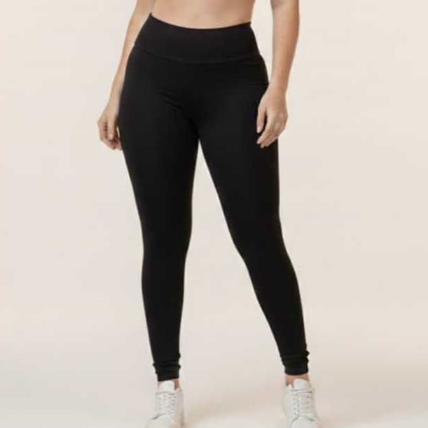 Calça Legging Feminina Poliamida Grossa Cintura Alta Zero Transparência