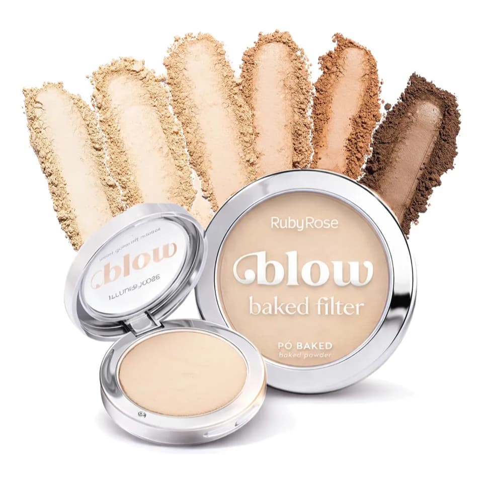 Pó Compacto Baked Filter Linha Blow - Ruby Rose Baked Powder