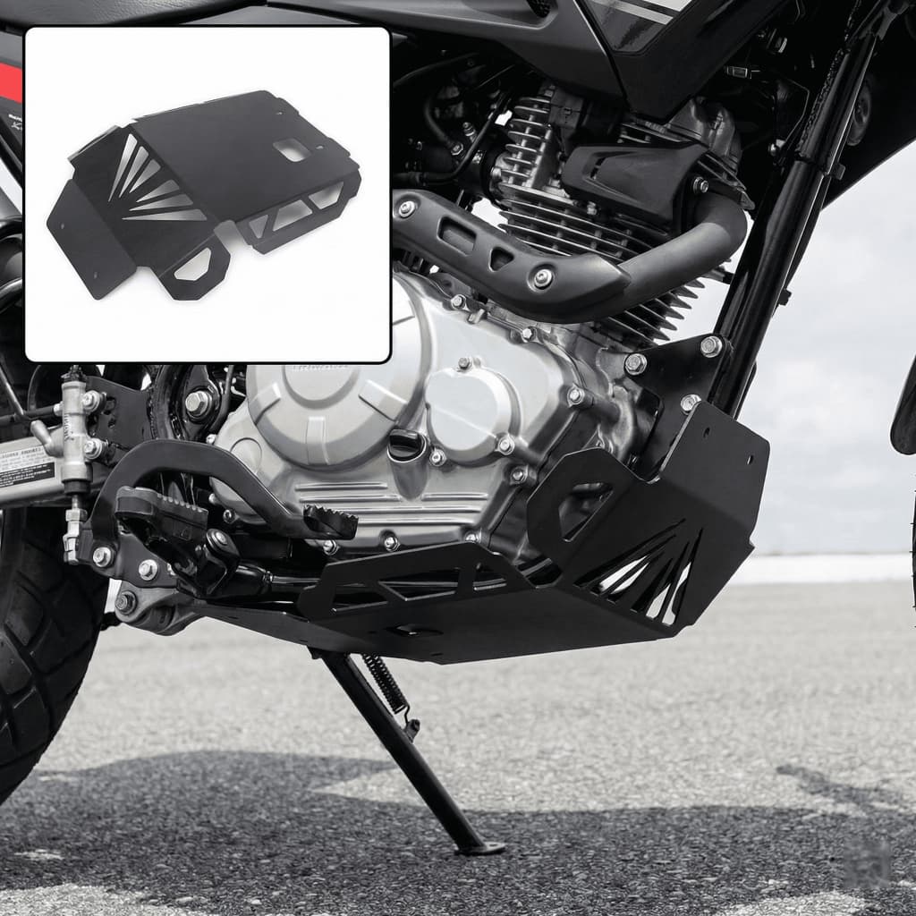 Protetor de Cárter Yamaha Lander 250 Aço Carbono Reforçado 2007 a 2025