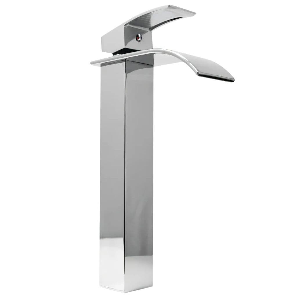 Torneira de Banheiro Lavabo Monocomando Cascata Bica Alta Cromada – Design Moderno e Sofisticado