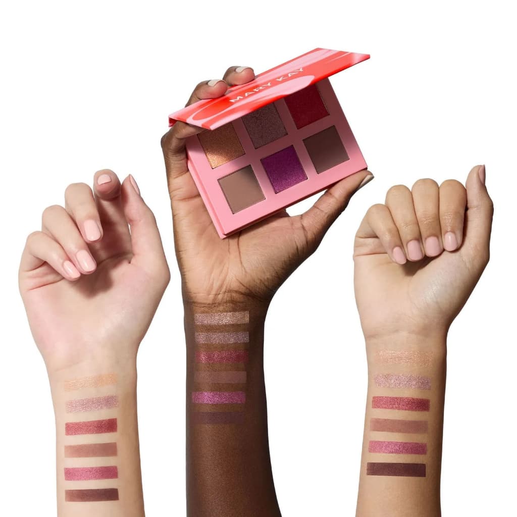 Paleta de Sombras Mary Kay Outer Glow | 6 Cores Luminosas + Alta Pigmentação e Efeito Glow Sofisticado