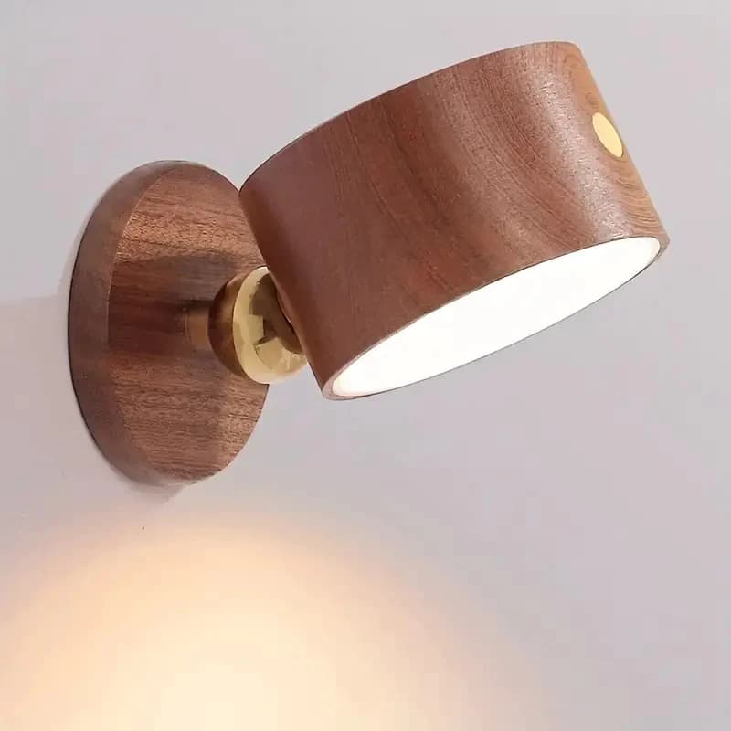 Lâmpada De Parede Sem fio Com Imã Luz de Leitura LED Moderna Luminaria de Dimmer Alimentada por USB