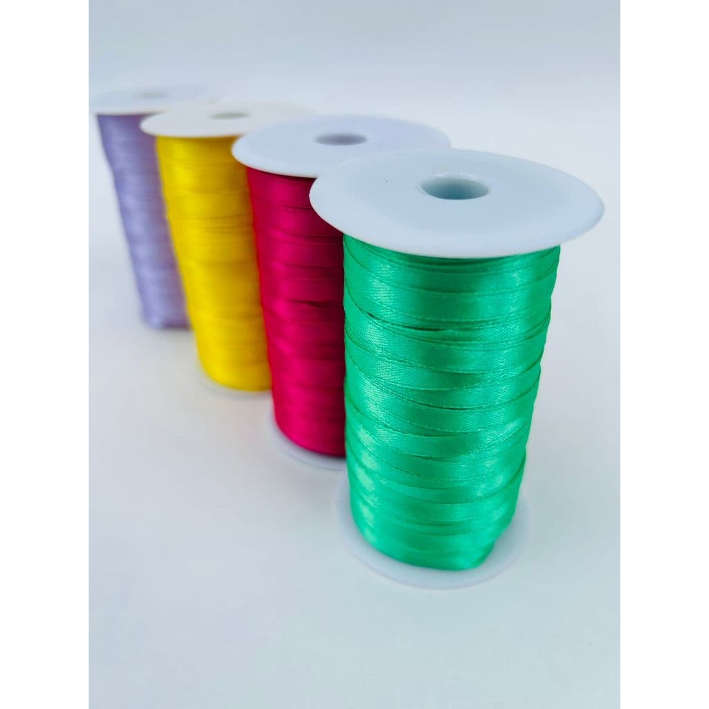 Fita Cetim Lisa 7 mm / 100 Mt Diversas Cores Variadas