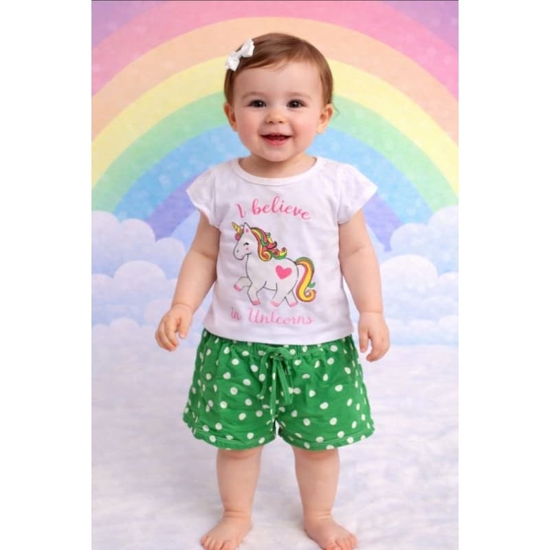 [Desapego Novo!] verão menina bebê Tam P (0 a 4 meses) Sem avária