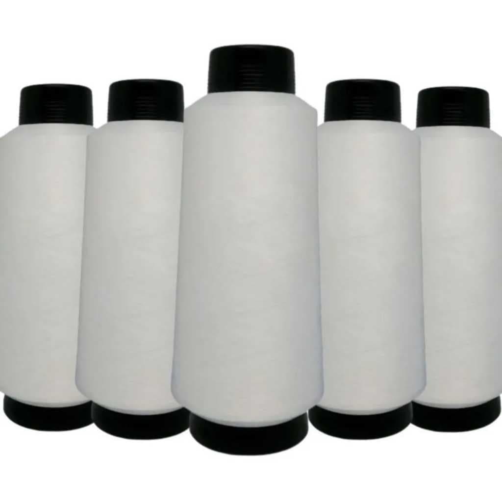 Kit 5 Fio De Costura Poliéster 150/48 P/ Maquina Overloque-Interlock-Galoneira