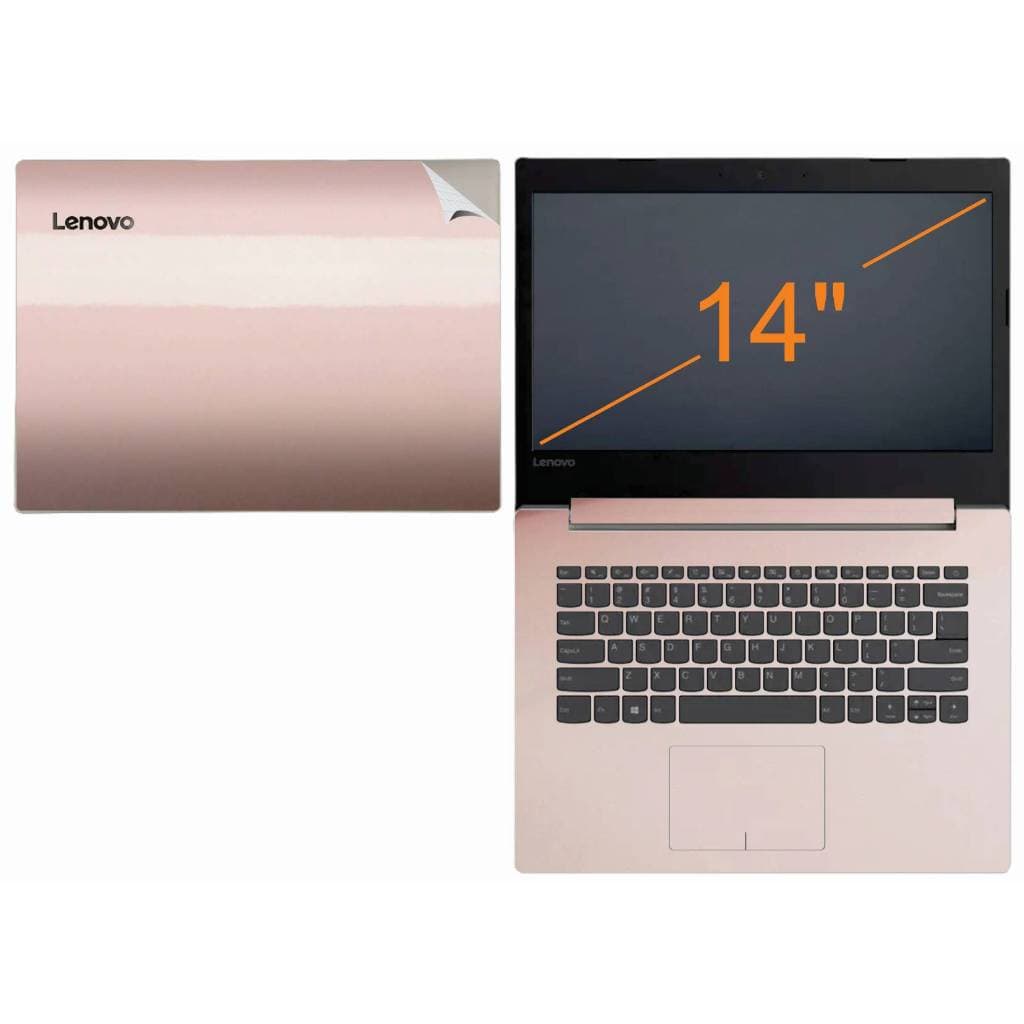 Kit adesivo skin notebook Lenovo Ideapad 320 14" varias cores recorte tecla a tecla