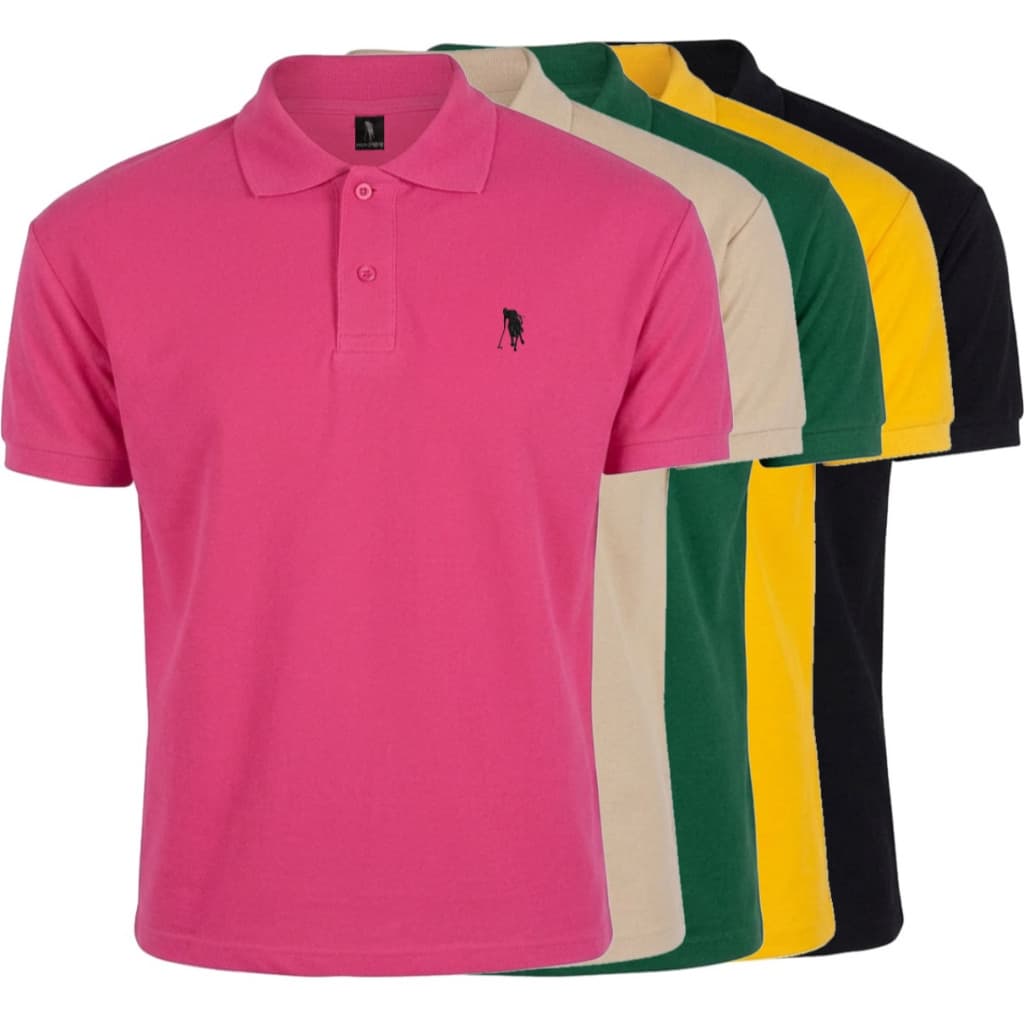 Camisa Gola Polo 18 cores Malha PIQUET MASTER