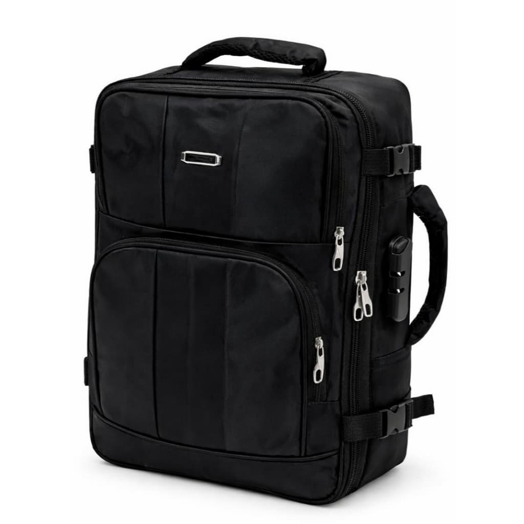 Mochila Viagem Feminina Masculinas Multifuncional Reforçada Impermeável Expansível Mochila Notebook com Cadeado