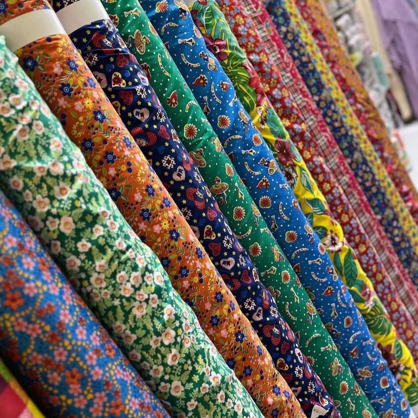 Tecido Chitão de Poliéster Flex -3m x 1.50m-tecido para festas juninas , confecção, varias estampas (PROMOÇÃO)