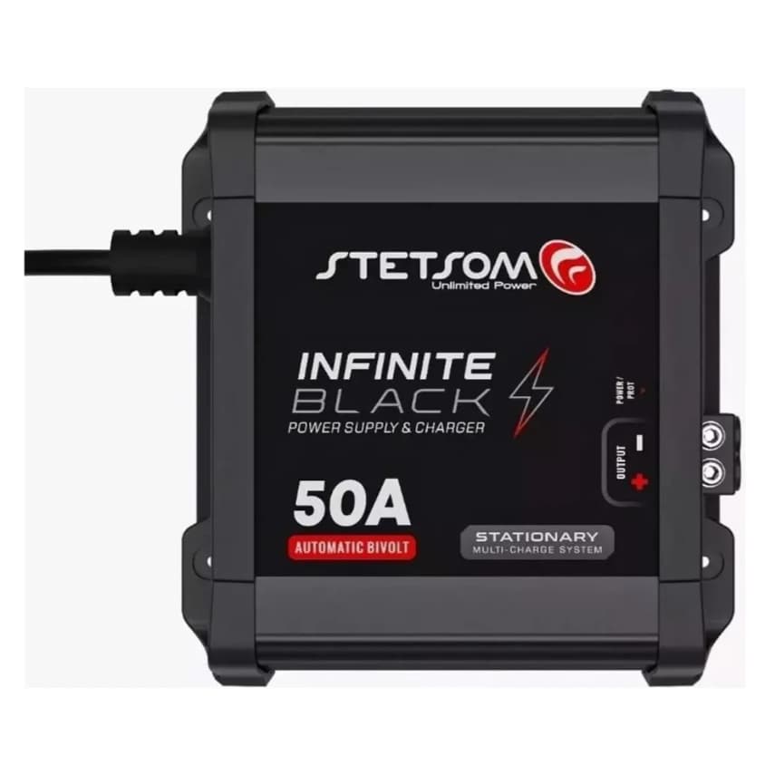 Fonte Carregador 50a Stetsom Infinite Amperes Som Automotivo Para Caixa Bob Som Carro