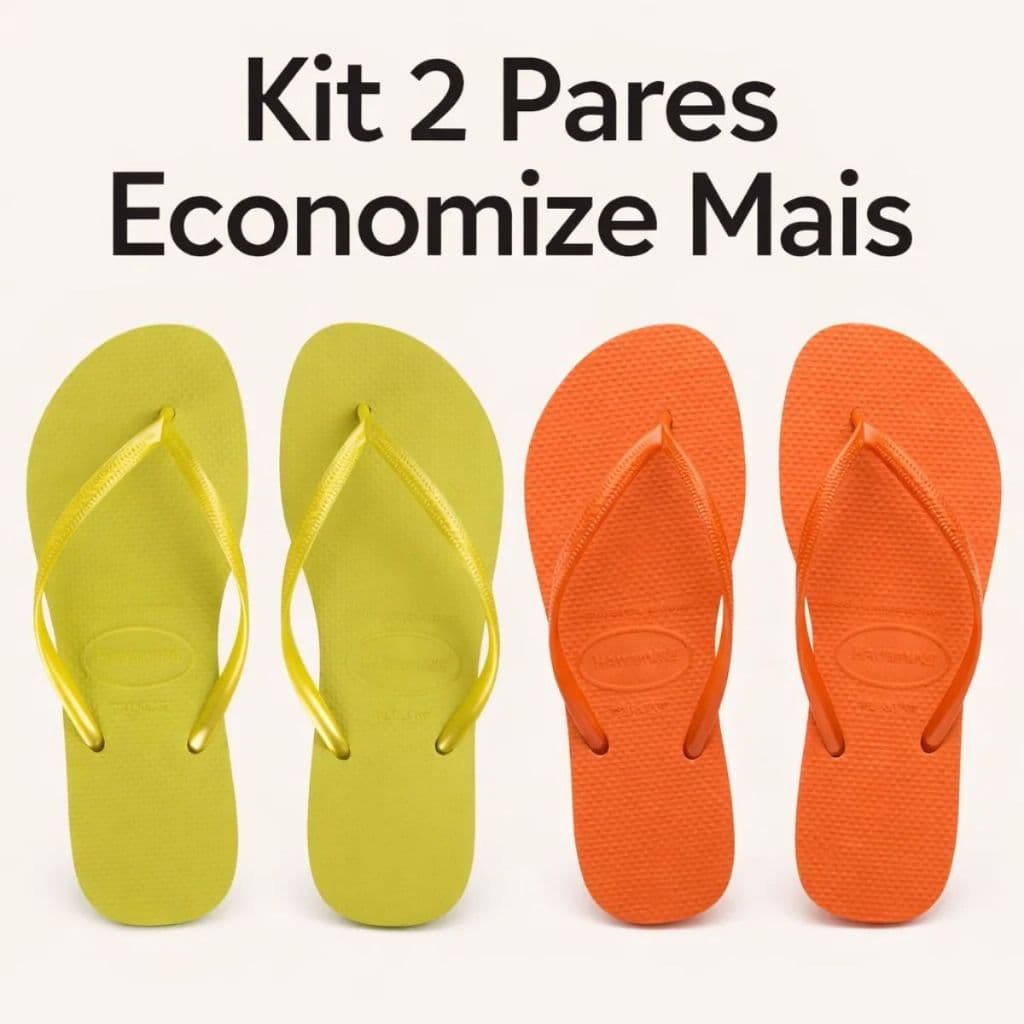 Havaianas Slim Feminina Original Tira Fina Confortável Básica Tamanho 41 Especial