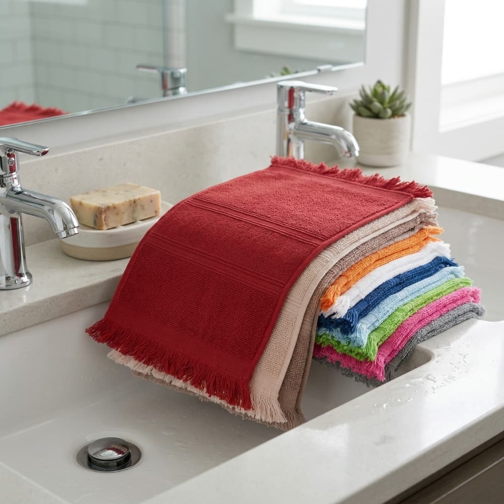 Kit 30 Toalhas de Mão e Boca Social 100% Algodão para Bordar - 20x30cm Alta Absorção, Toque Macio