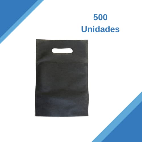 Kit 500 Lixeira para Carro 18X28 TNT 45g Lisa  | Lixo Automotivo Resistente Veicular Portátil