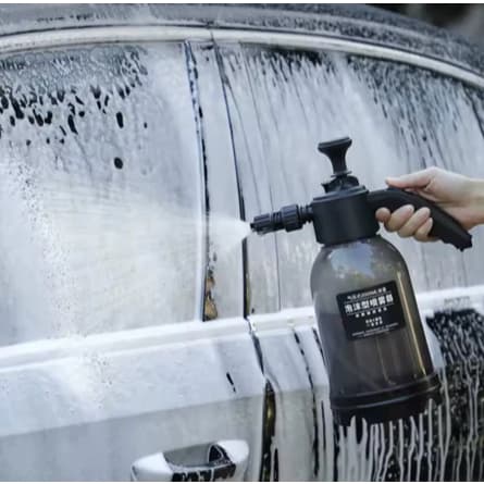 pulverizador snow foam canhão de espuma manual pressão 2 litros compressão borrifador jardim lava carro moto