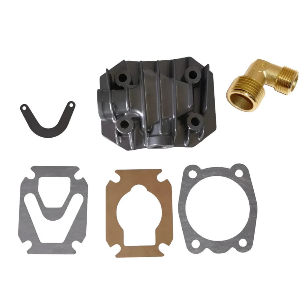 Kit Tampa Junta Lamina + cotovelo 3/8-1/2 Compressor Tekna Cp8525 1c Cp8525 2c