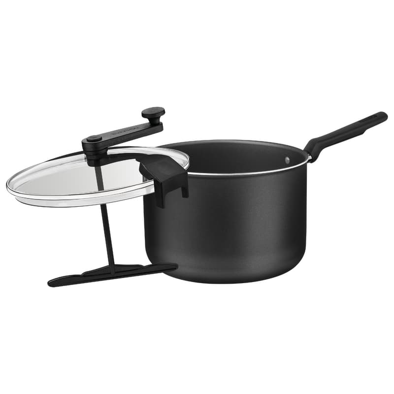 Pipoqueira Tramontina Loreto em Alumínio com Revestimento em Antiaderente Starflon Max Grafite 20 cm 3,5 L
