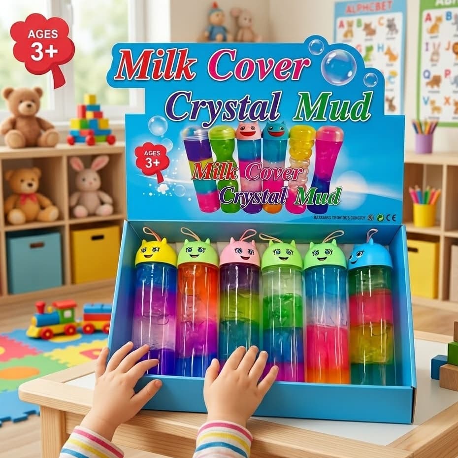 Slime Kawaii Mega Elástica Bubbe Brinquedo Divertido Não Gruda Textura Macia Estimula Criatividade