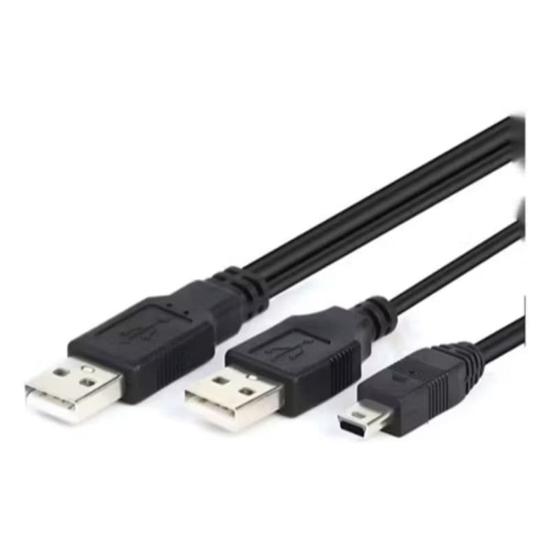 Cabo HD Externo 2 USB x V3 Qualidade Novo Original