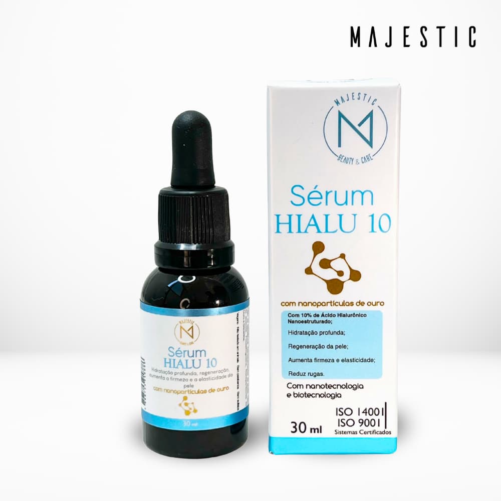 Sérum Ácido Hialurônico - Hidratação Profunda Anti Rugas Elasticidade, pele macia, Regenera