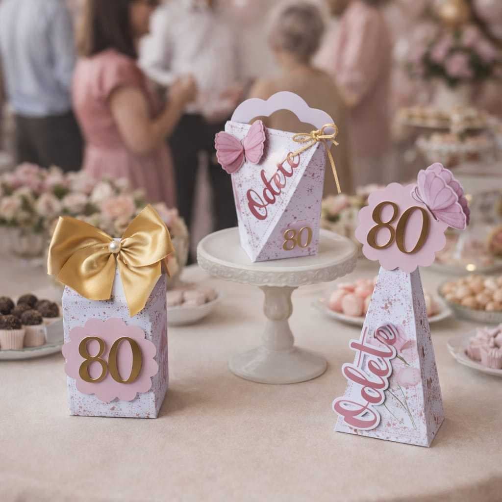 Kit  Tema Borboletas Luxo/Lembrancinha Rosa e Dourado/Caixinhas Personalizadas jardim das borboletas