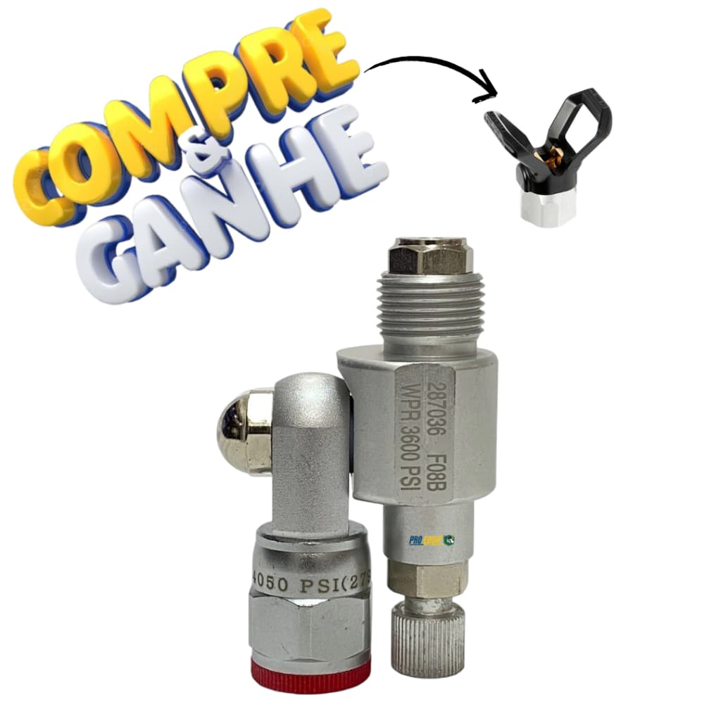 Válvula Airless Cleanshot 7/8 Anti Respingo Shut-off Spray