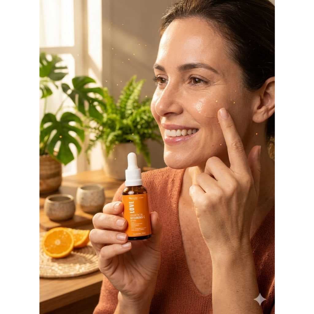 Sérum Facial Vitamina C Max Love Anti Rugas Flacidez Manchas 30ml